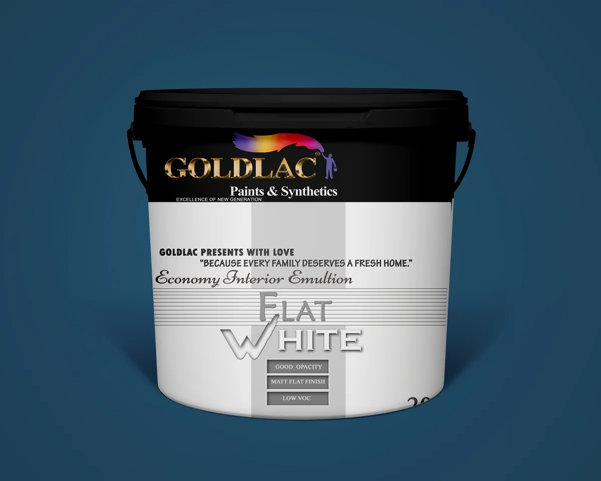 Interior Flat White - Premium Quality Paint by Goldlac Paints