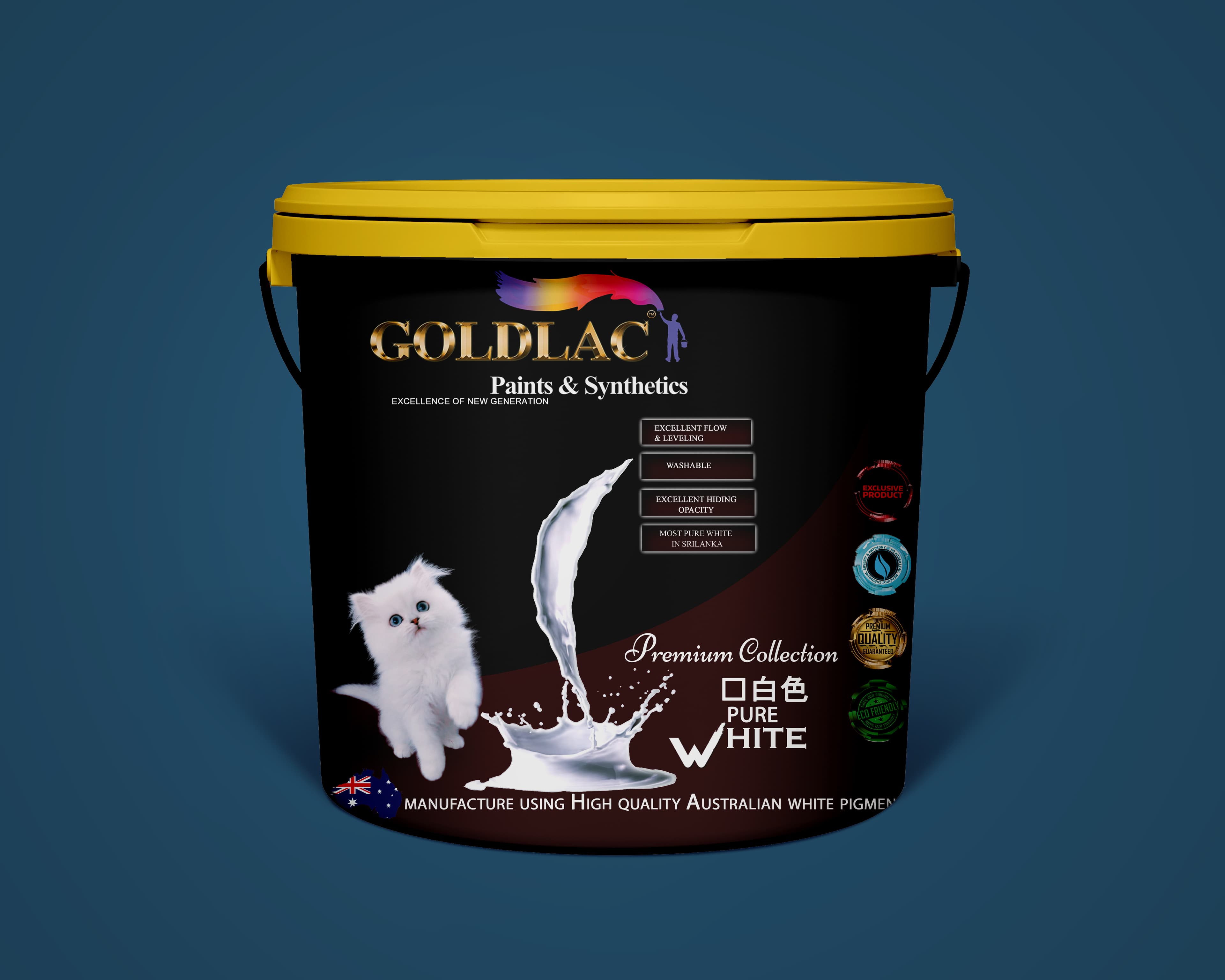 Pure White - Premium Quality Paint by Goldlac Paints