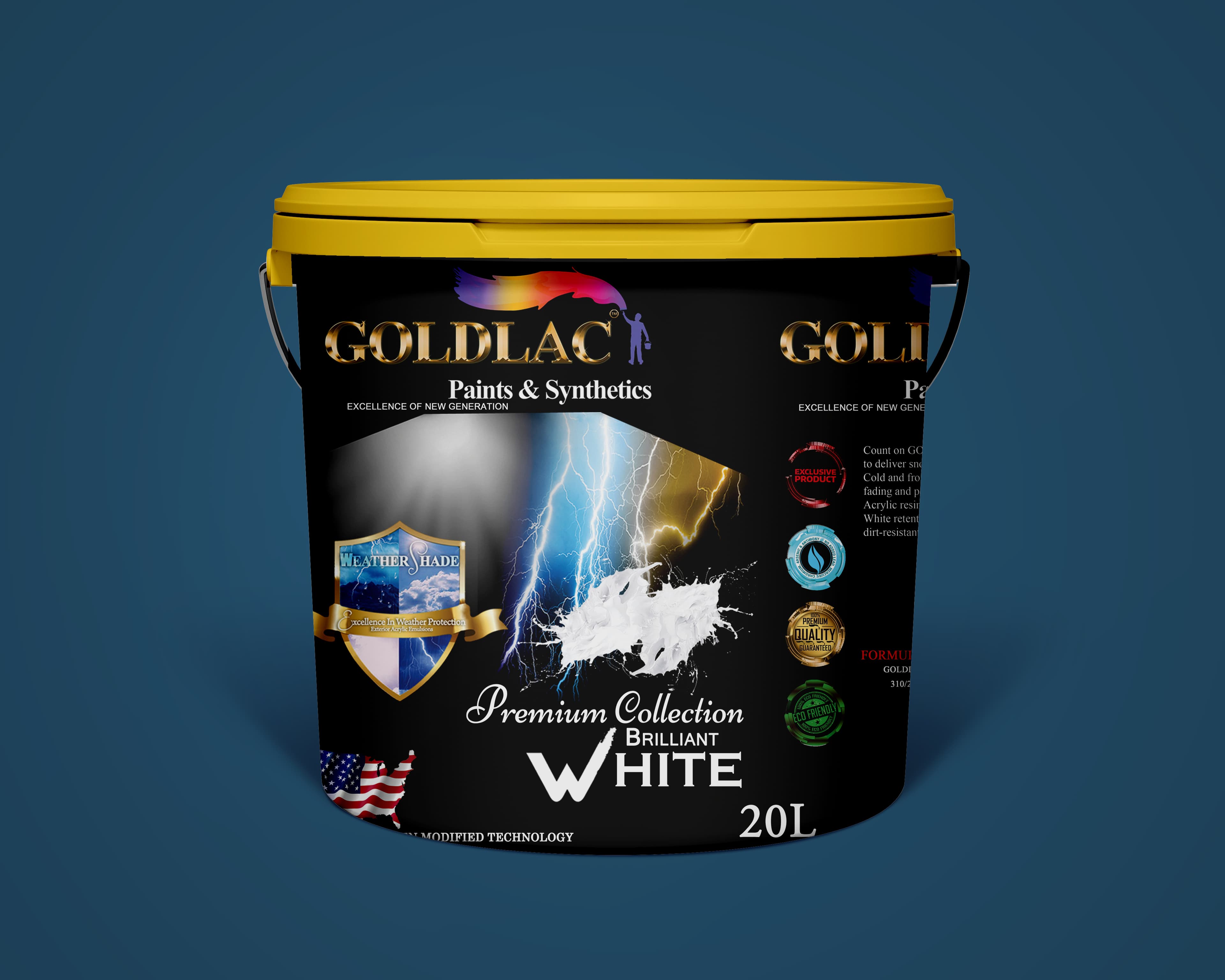 Weather Shade Exterior Premium Paint - Premium Quality Paint by Goldlac Paints